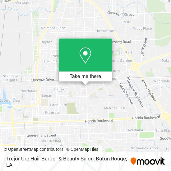 Trejor Ure Hair Barber & Beauty Salon map