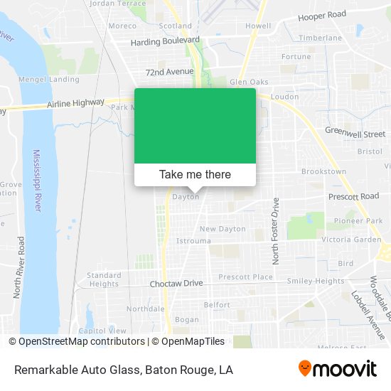 Mapa de Remarkable Auto Glass