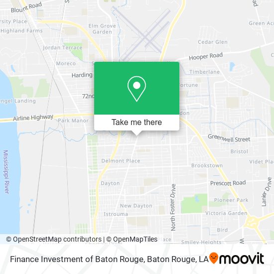 Mapa de Finance Investment of Baton Rouge
