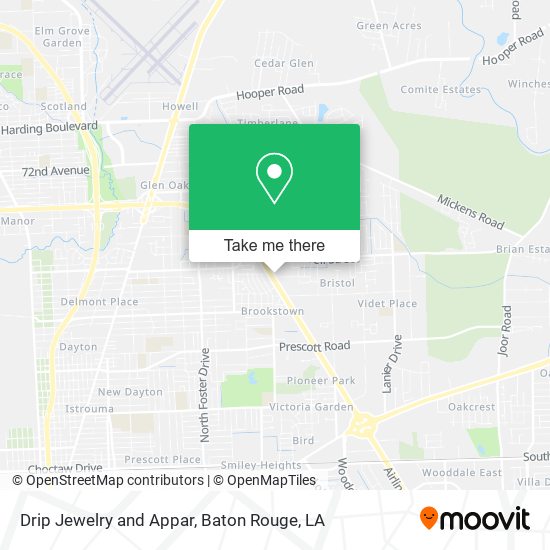Drip Jewelry and Appar map