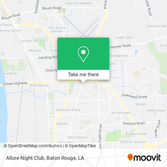 Allure Night Club map