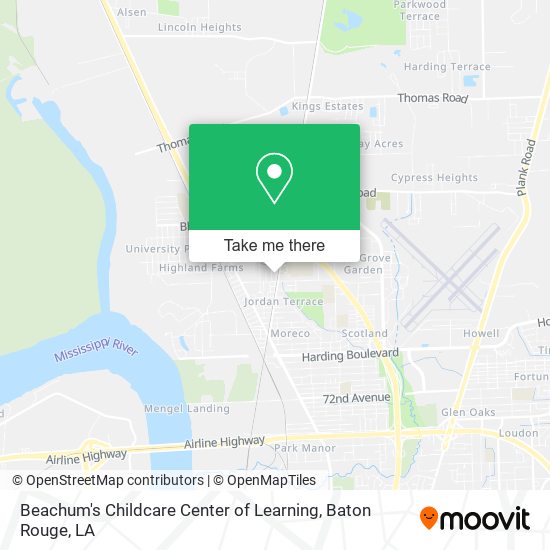 Beachum's Childcare Center of Learning map