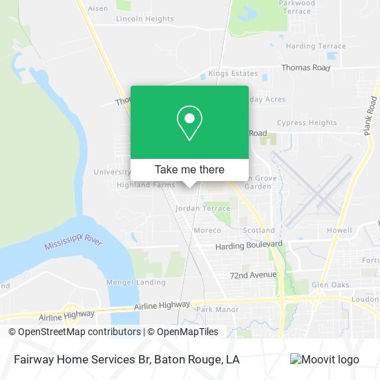 Mapa de Fairway Home Services Br