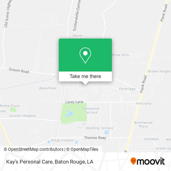 Kay's Personal Care map