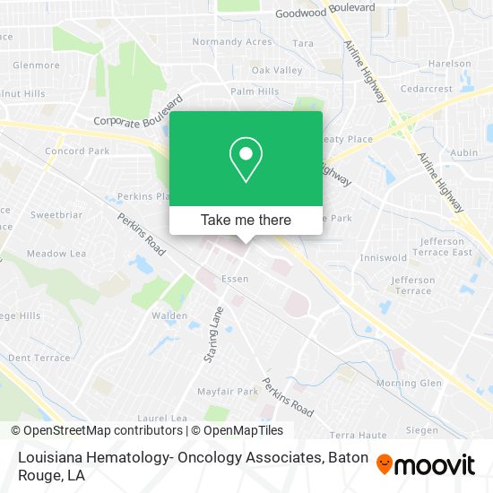 Louisiana Hematology- Oncology Associates map