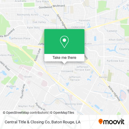 Mapa de Central Title & Closing Co