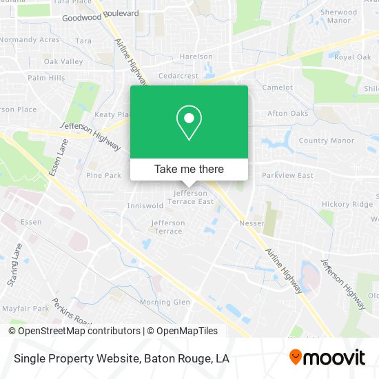 Mapa de Single Property Website