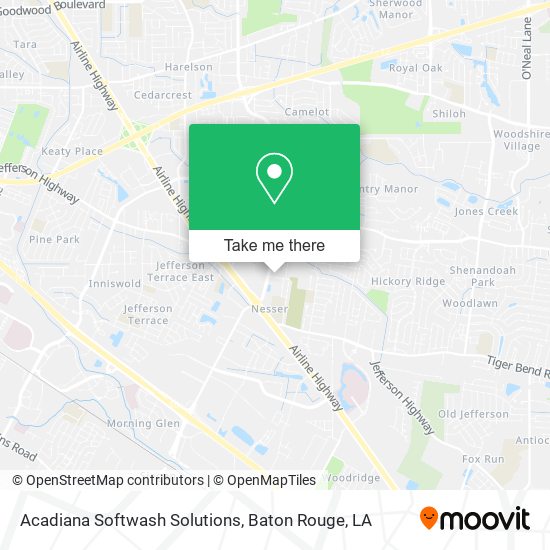 Mapa de Acadiana Softwash Solutions