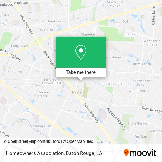 Mapa de Homeowners Association