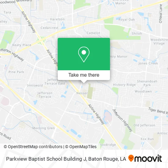 Mapa de Parkview Baptist School Building J