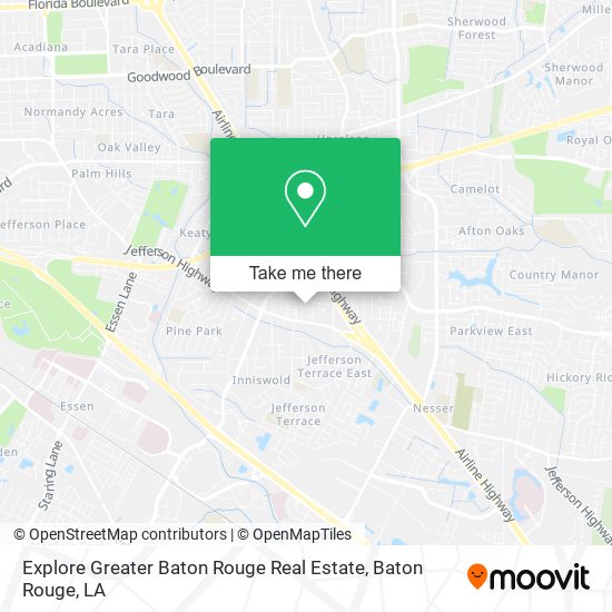 Explore Greater Baton Rouge Real Estate map