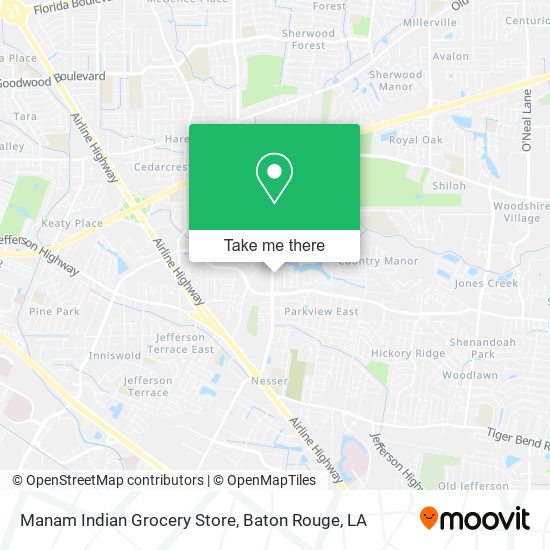 Mapa de Manam Indian Grocery Store