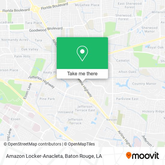Amazon Locker-Anacleta map