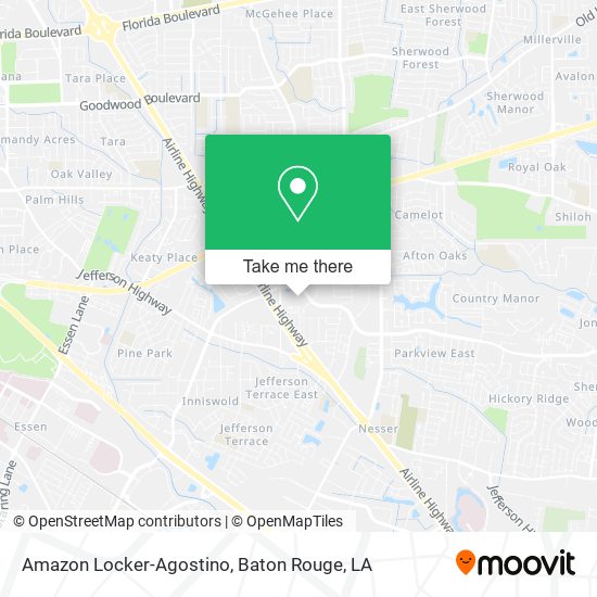 Amazon Locker-Agostino map