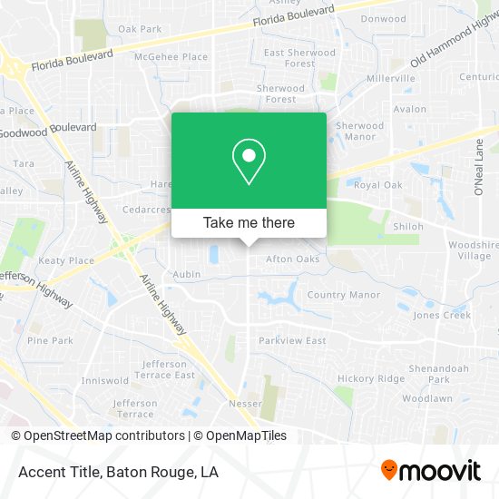 Mapa de Accent Title