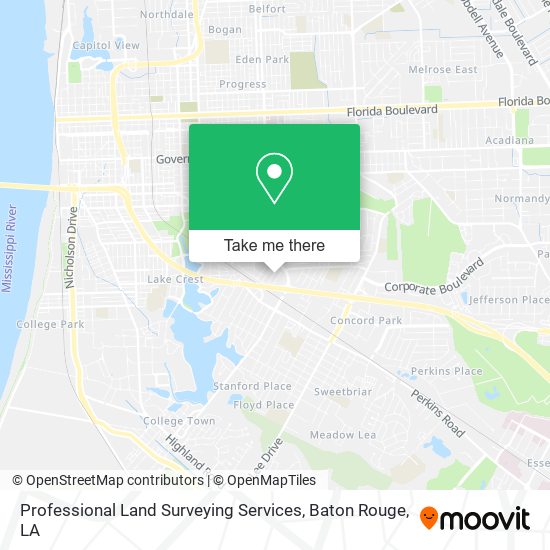 Mapa de Professional Land Surveying Services