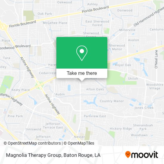 Magnolia Therapy Group map