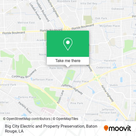 Big City Electric and Property Preservation map