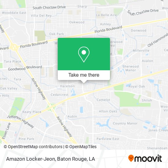 Mapa de Amazon Locker-Jeon