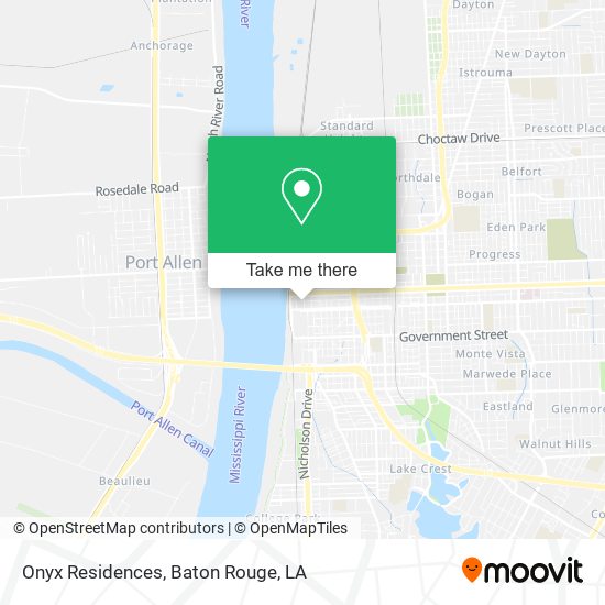 Mapa de Onyx Residences