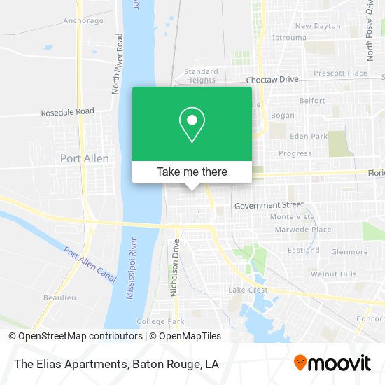 The Elias Apartments map