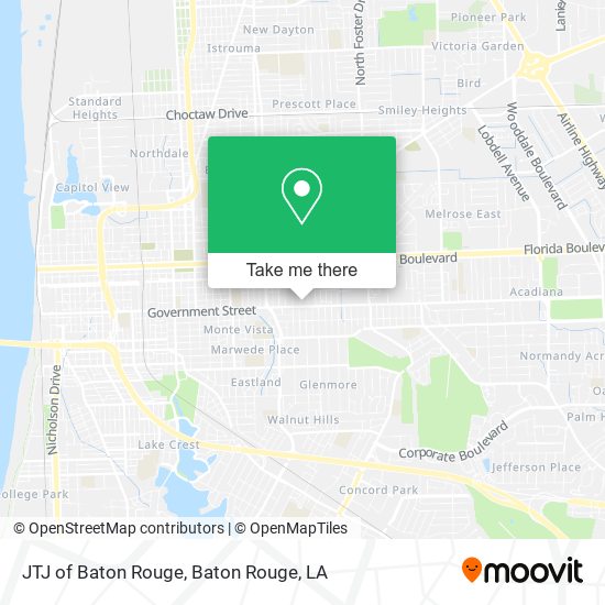 JTJ of Baton Rouge map