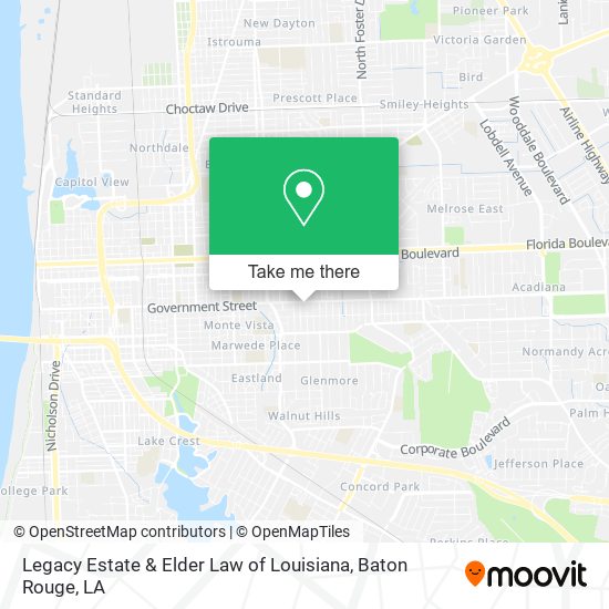 Mapa de Legacy Estate & Elder Law of Louisiana