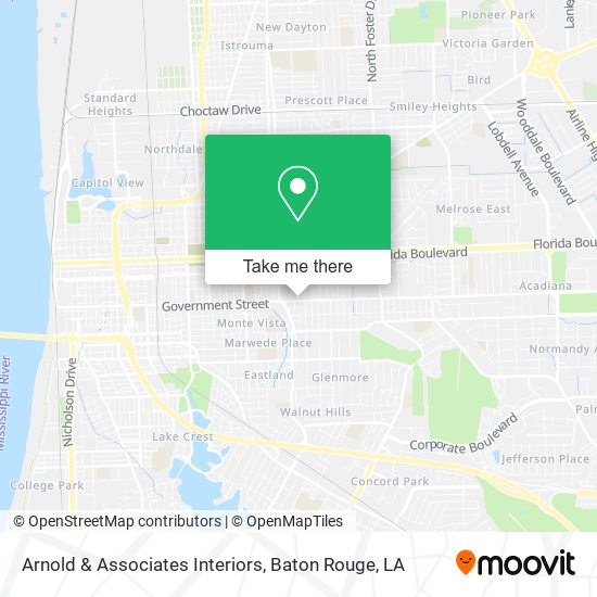 Arnold & Associates Interiors map