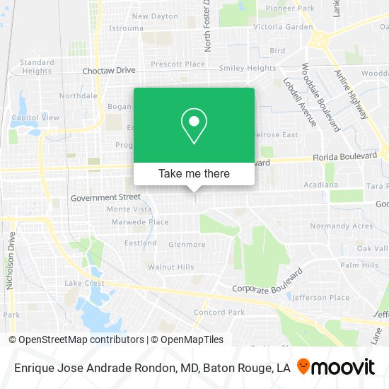 Mapa de Enrique Jose Andrade Rondon, MD
