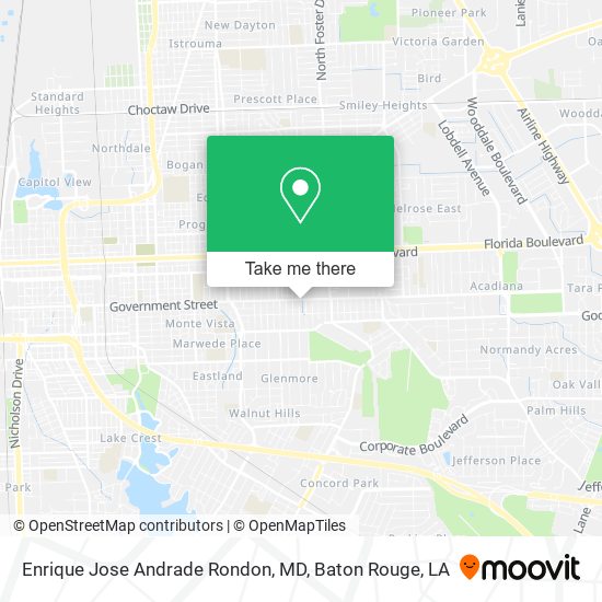 Enrique Jose Andrade Rondon, MD map