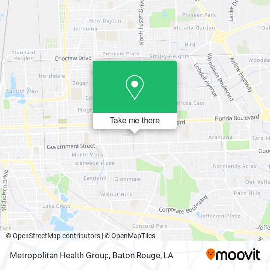 Metropolitan Health Group map