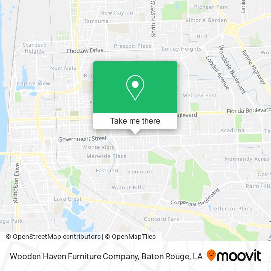 Wooden Haven Furniture Company map