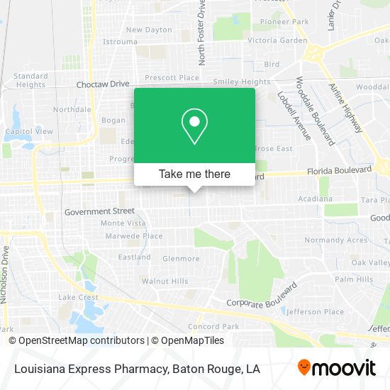 Louisiana Express Pharmacy map