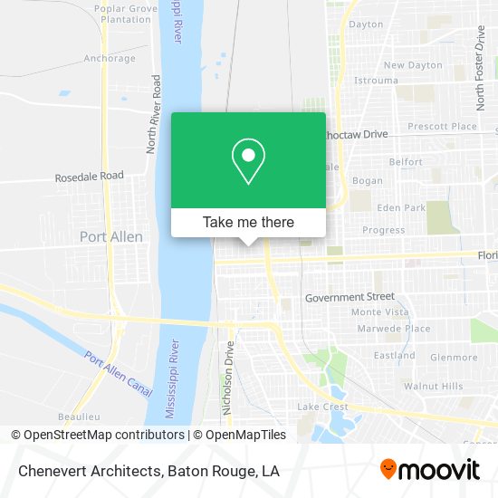Chenevert Architects map