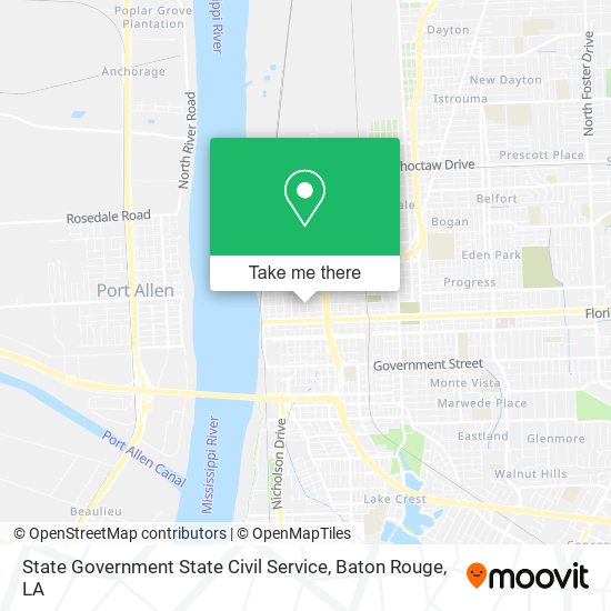 Mapa de State Government State Civil Service
