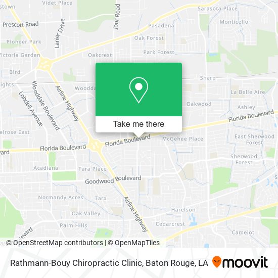 Rathmann-Bouy Chiropractic Clinic map