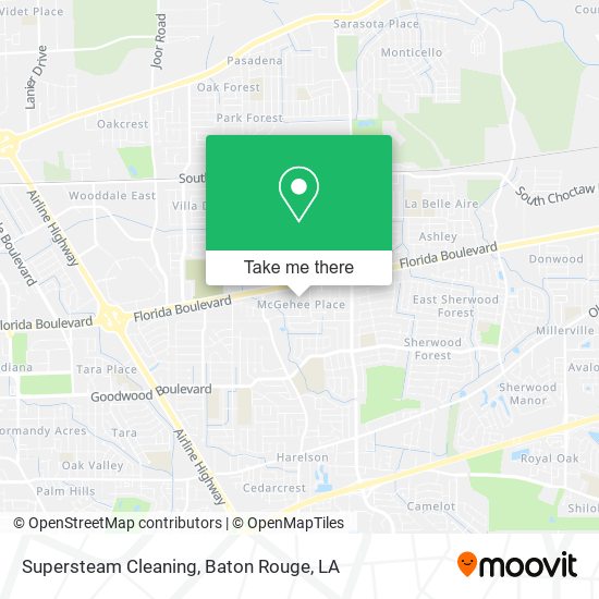 Supersteam Cleaning map