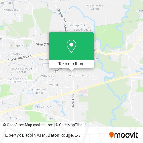 Mapa de Libertyx Bitcoin ATM