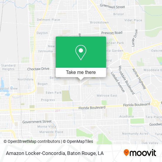 Amazon Locker-Concordia map