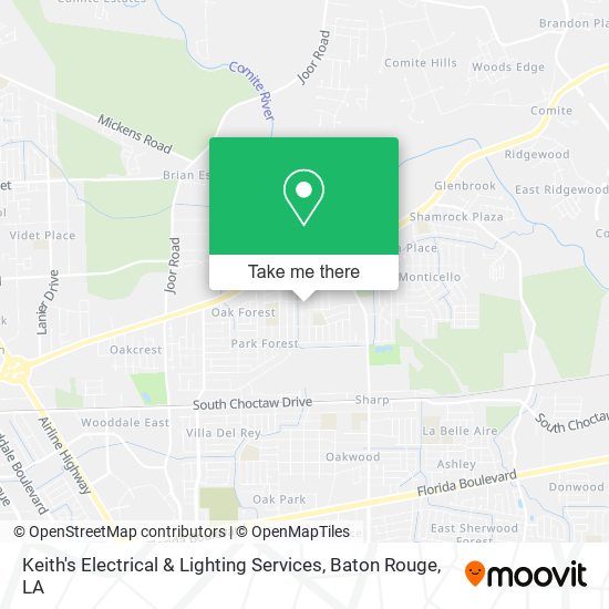 Mapa de Keith's Electrical & Lighting Services