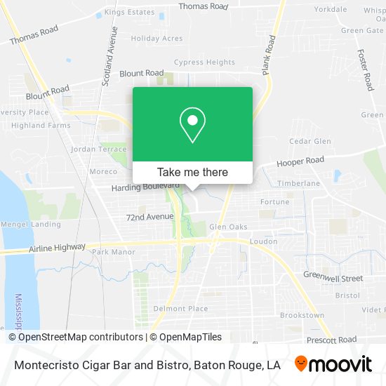 Mapa de Montecristo Cigar Bar and Bistro