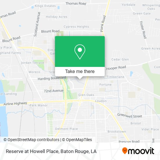 Reserve at Howell Place map