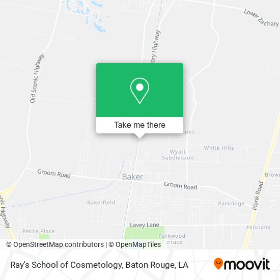 Mapa de Ray's School of Cosmetology