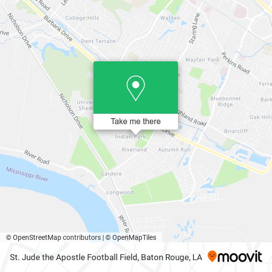 St. Jude the Apostle Football Field map