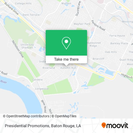 Presidential Promotions map