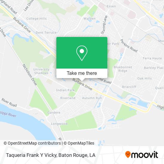 Taqueria Frank Y Vicky map