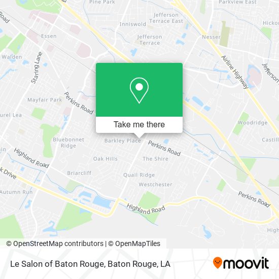 Le Salon of Baton Rouge map