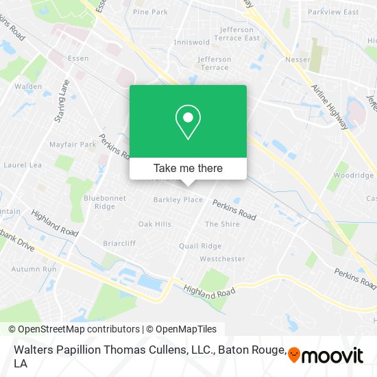 Walters Papillion Thomas Cullens, LLC. map