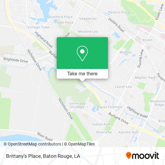 Brittany's Place map