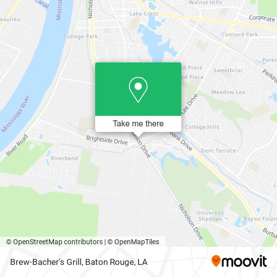 Brew-Bacher's Grill map